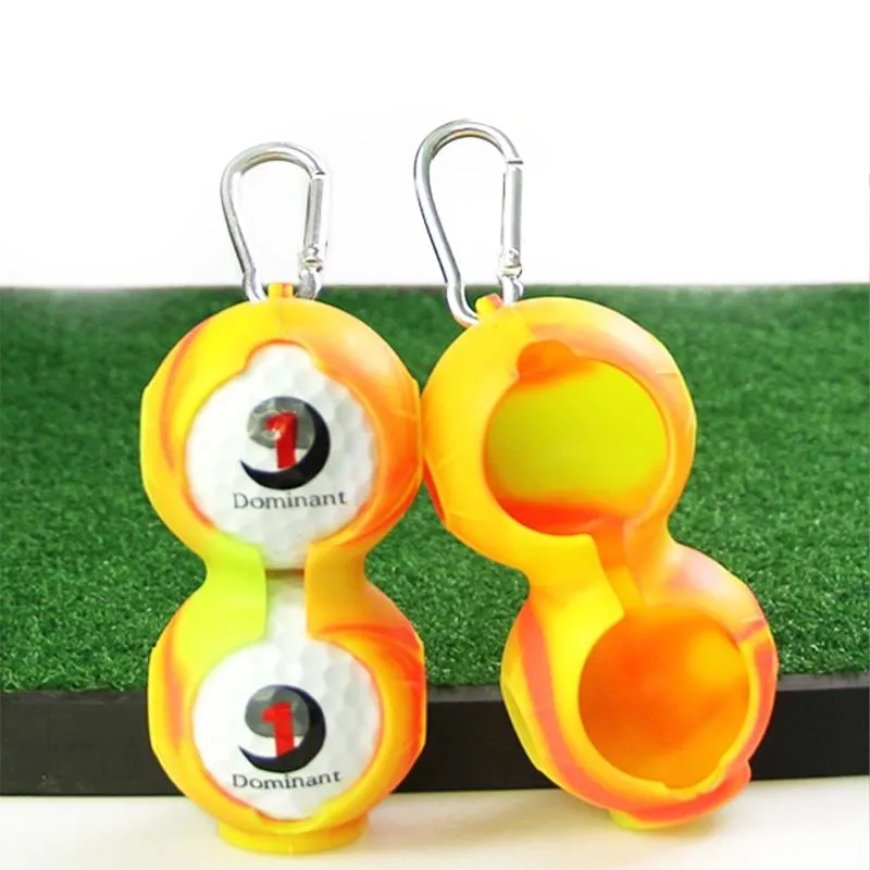 2-Pack Golf Silicone Double-Ball Protection Sleeves | Black