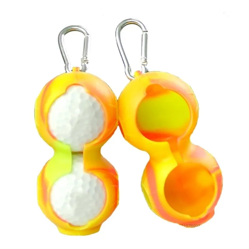 2-Pack Golf Silicone Double-Ball Protection Sleeves | Green