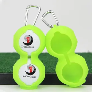 2-Pack Golf Silicone Double-Ball Protection Sleeves | Green