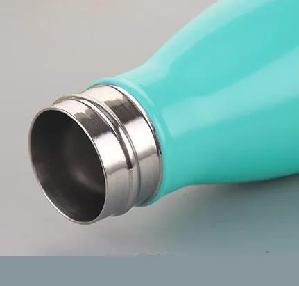 25 oz stainless steel vacuum insulated Cola Shaped Bottles.