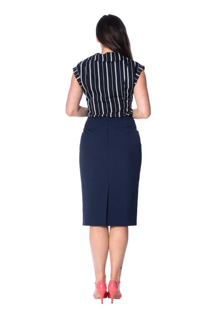 Deckchair Stripe 1920s Top