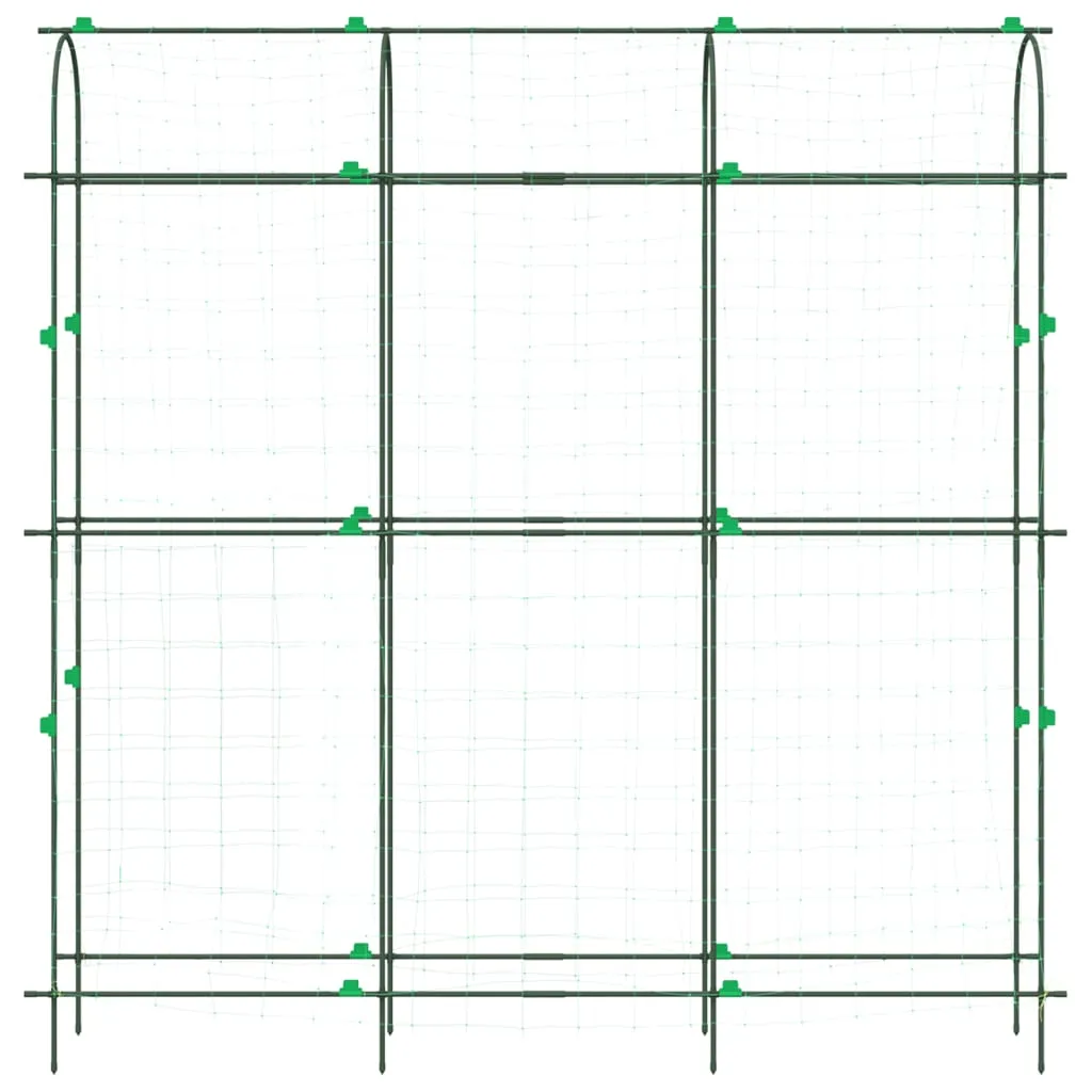 Garden Trellis for Climbing Plants U-Shape 181x31x182.5 cm Steel