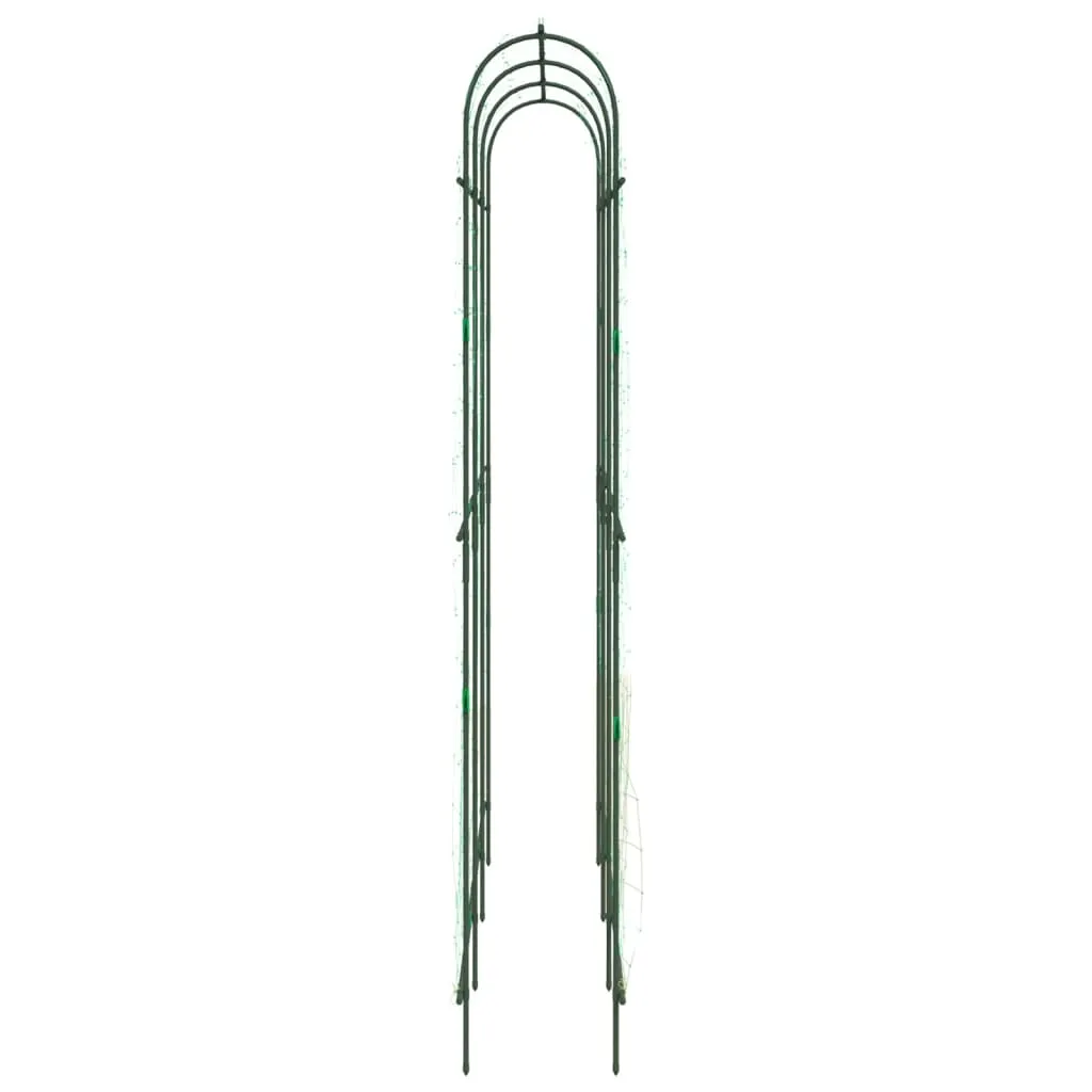 Garden Trellis for Climbing Plants U-Shape 181x31x182.5 cm Steel