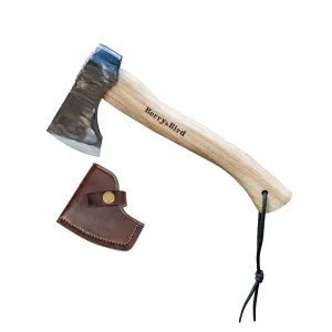 Hand Axe 12.5 inch Forged Carbon Steel with Leather Sheath Hand Axe 12.5 inch Forged Carbon Steel with Leather Sheath