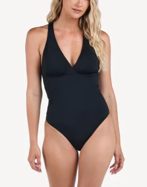 Island Goddess Macrame Back One Piece Swimsuit
