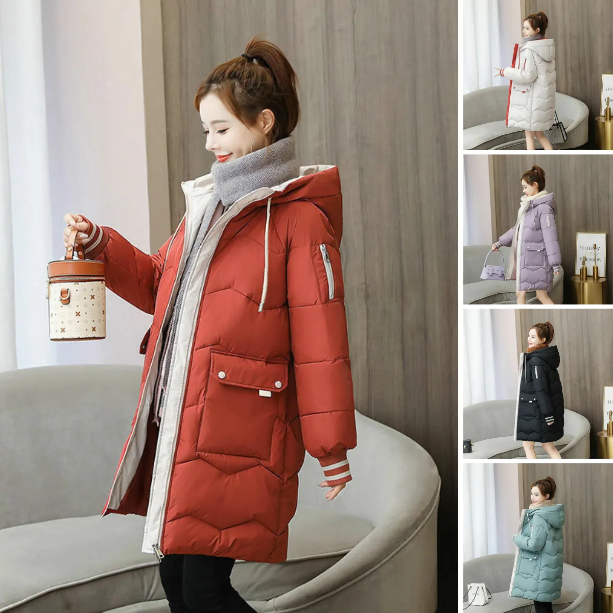 Lisa - De beste 2024 Winter Windproof Hooded Jacket