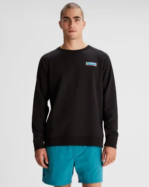 Men's Heritage Logo LT BB Crew Sweatshirt - Black Stingray