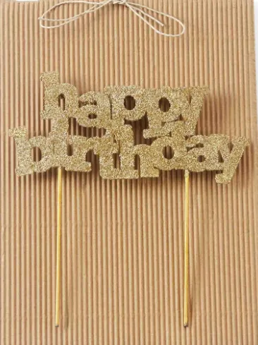 Mud Pie Happy Birthday Candle Holder