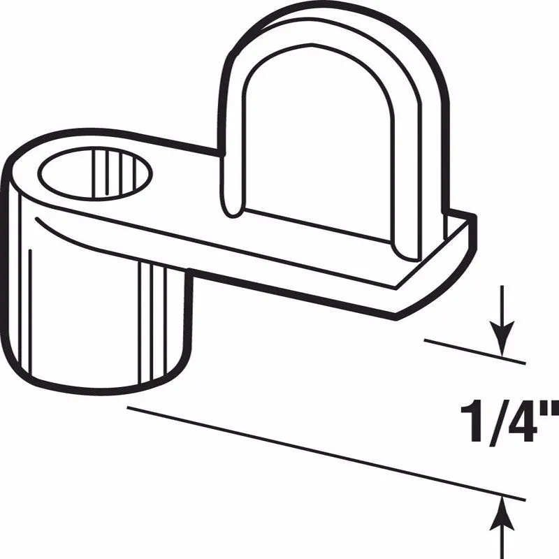 Prime-Line Zinc-Plated Silver Die Cast Screen Clip 4 pk