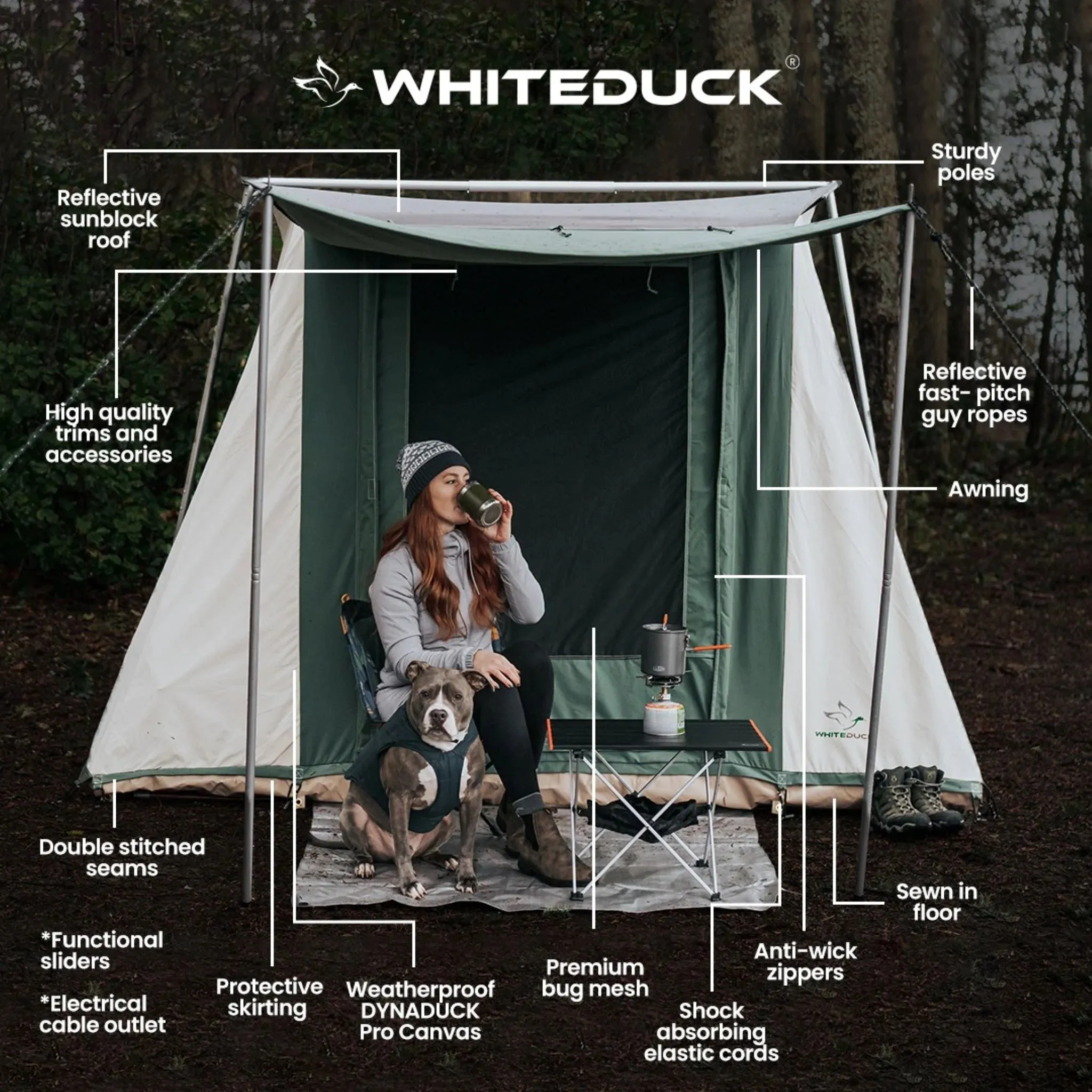 Prota Canvas Tent Deluxe 7'X9'