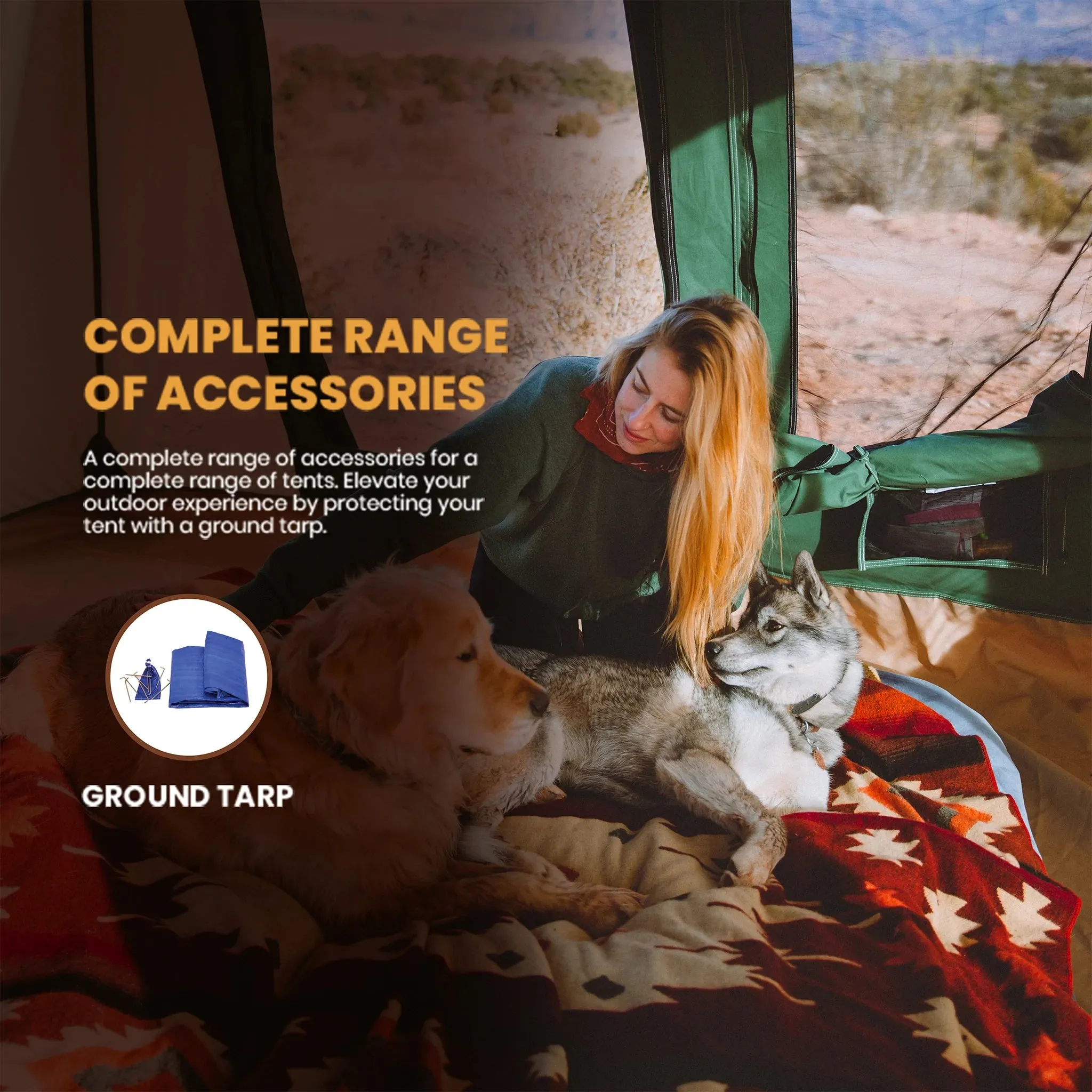 Prota Canvas Tent Deluxe 7'X9'