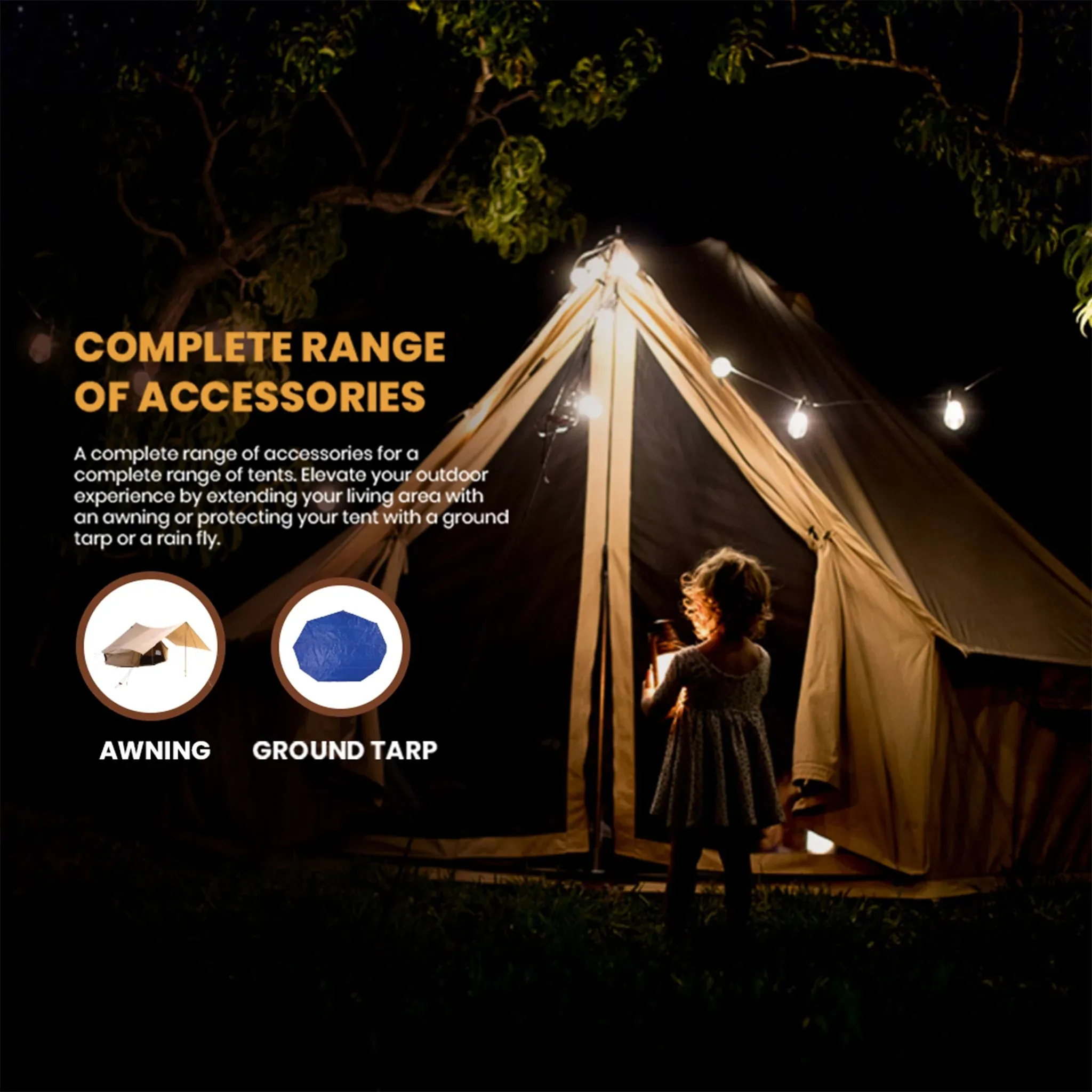 Regatta 16'5" Canvas Bell Tents