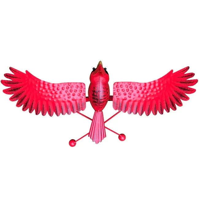 Rocking Cardinal Garden Stake, 54" Esschert Designs
