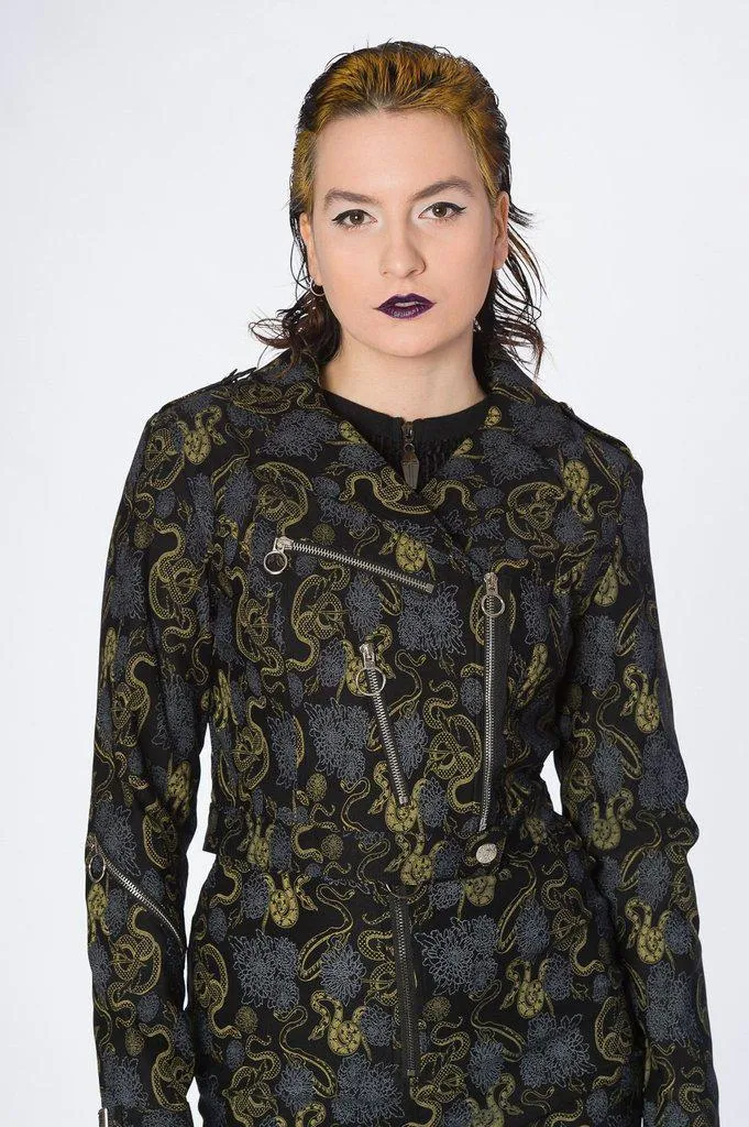 Slither Crop Biker Jacket