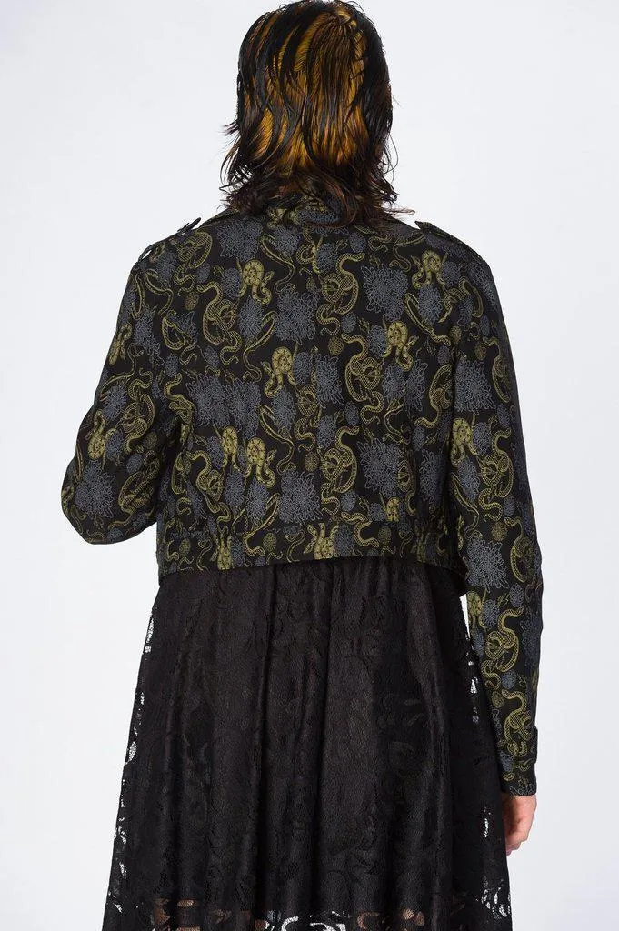 Slither Crop Biker Jacket