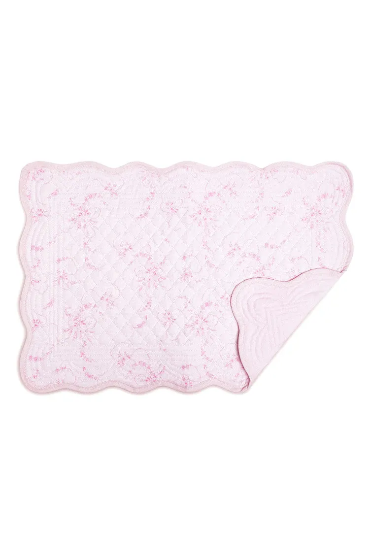 Vintage-Inspired Linen Place Mats - Set of 4