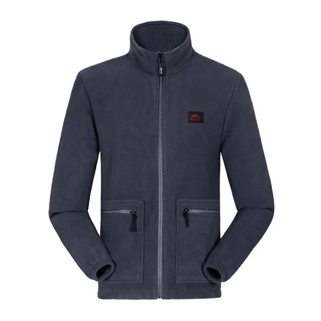 West Louis Autumn Stand Collar Windproof Fleece Jacket
