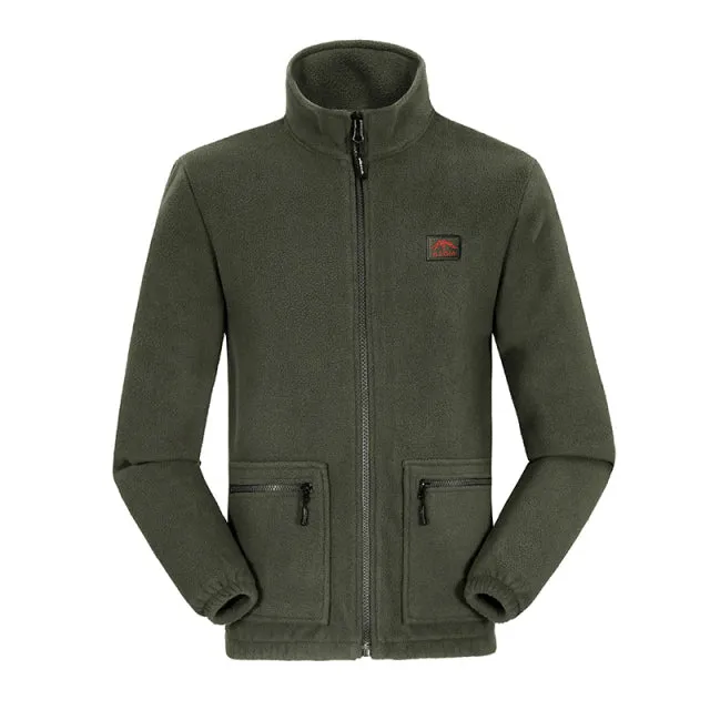 West Louis Autumn Stand Collar Windproof Fleece Jacket