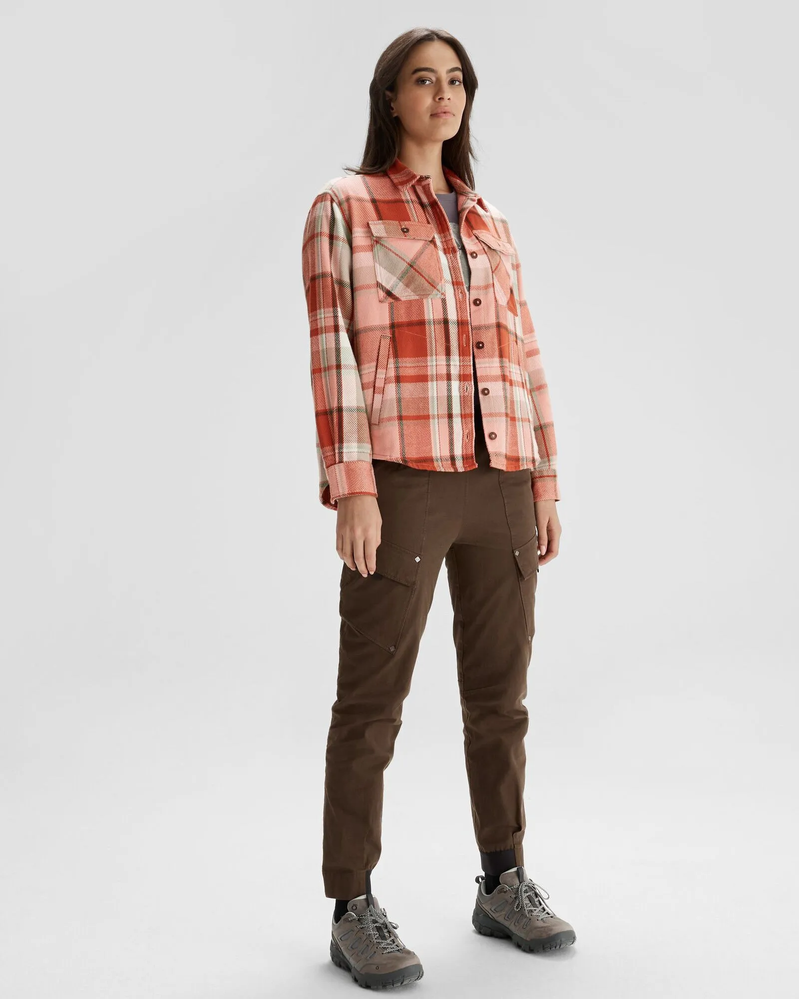 Women's Huntly Long Sleeve Shirt - Cabin Plaid Fruity