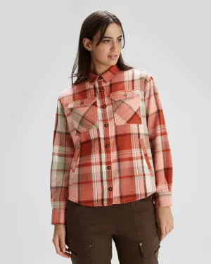 Women's Huntly Long Sleeve Shirt - Cabin Plaid Fruity