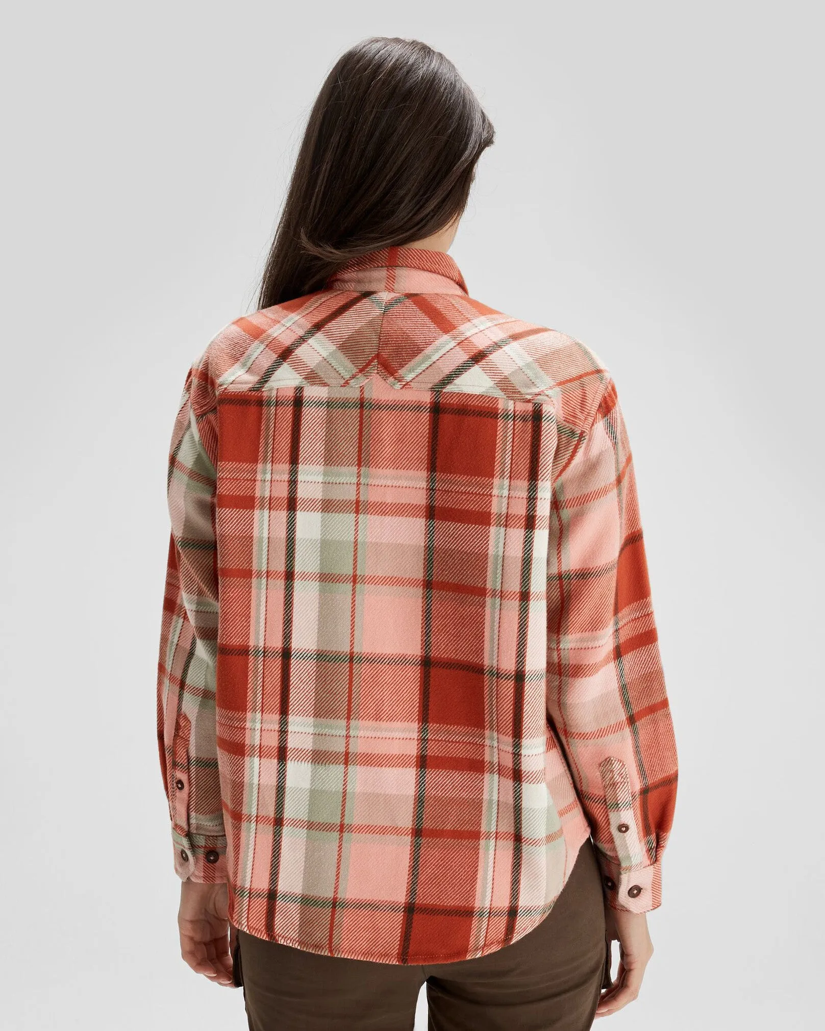 Women's Huntly Long Sleeve Shirt - Cabin Plaid Fruity