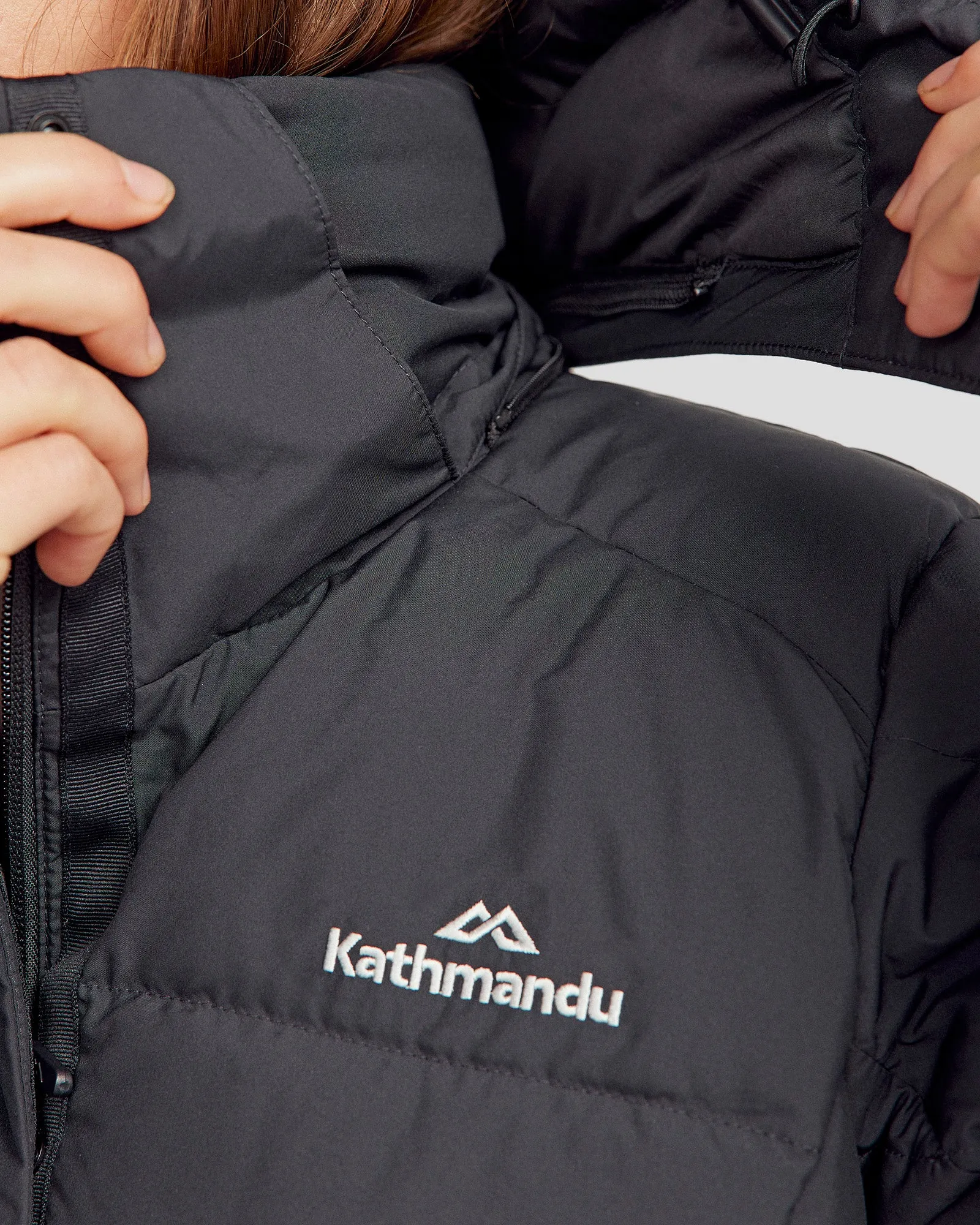 Women's Winterburn Hooded Down Jacket - Black