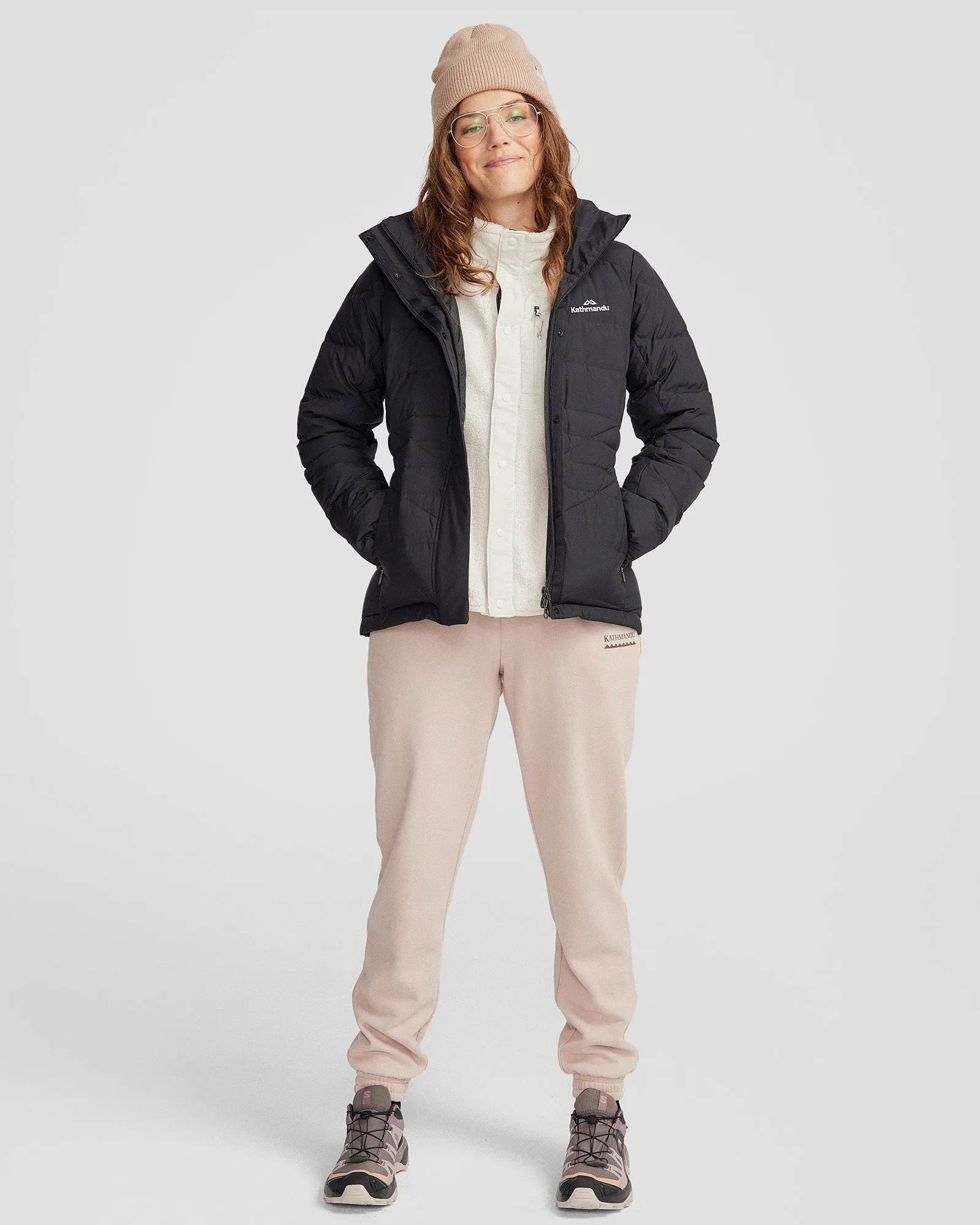 Women's Winterburn Hooded Down Jacket - Black
