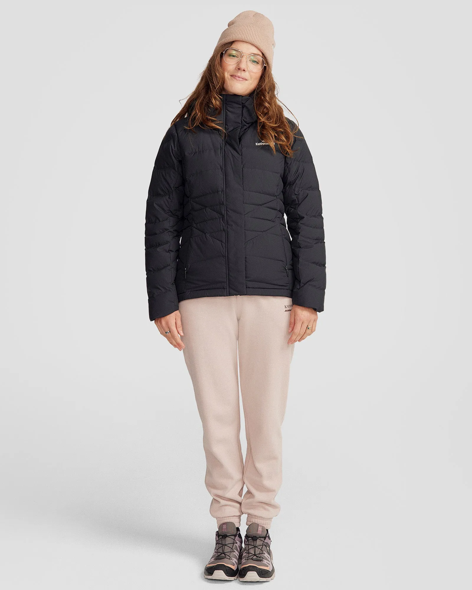 Women's Winterburn Hooded Down Jacket - Black
