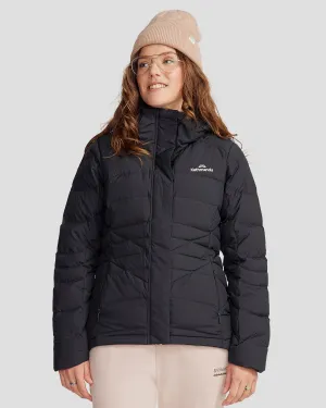 Women's Winterburn Hooded Down Jacket - Black
